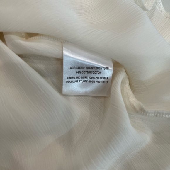 [S]One&Only For Urban Outfitters Lace Babydoll Cream Sleeveless Dress Feminine - Picture 8 of 9